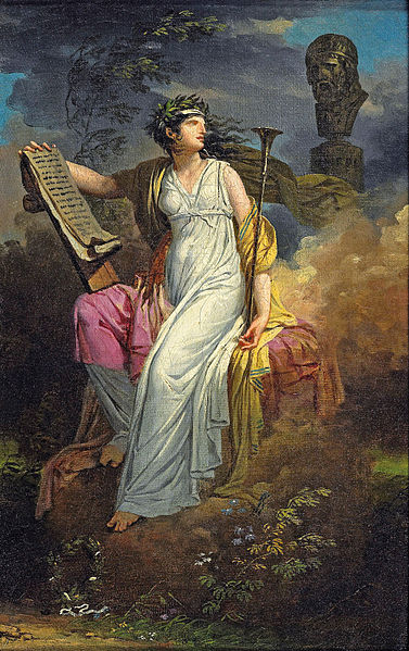 calliope muse of epic poetry charles meynier other version orig