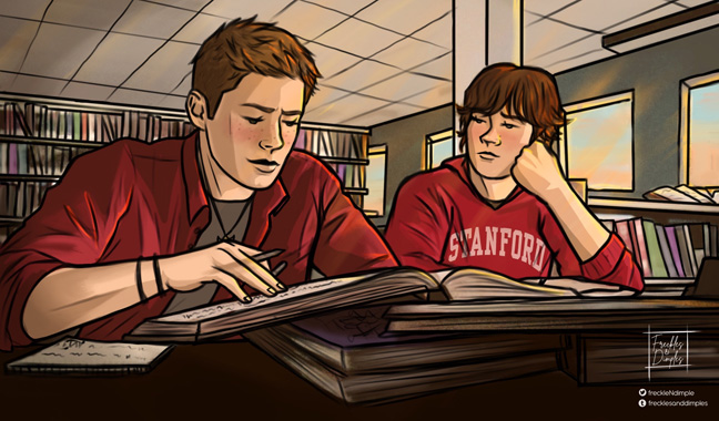 w sam and dean at stanford